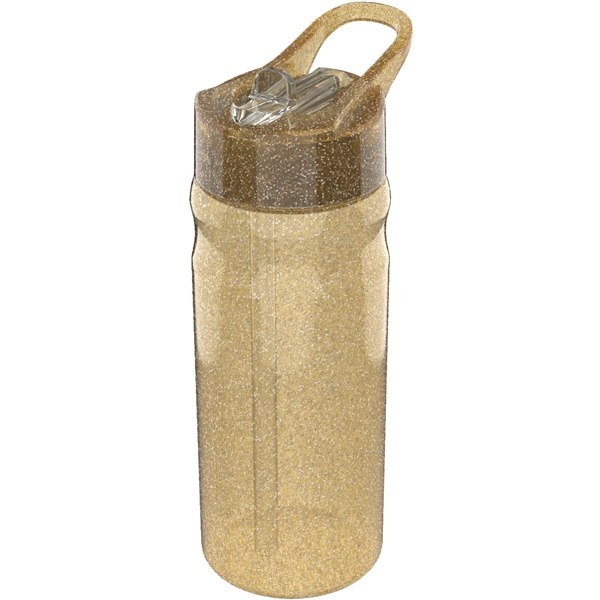 Lunch Buddies Glitter Vandflaske Guld 500 ml