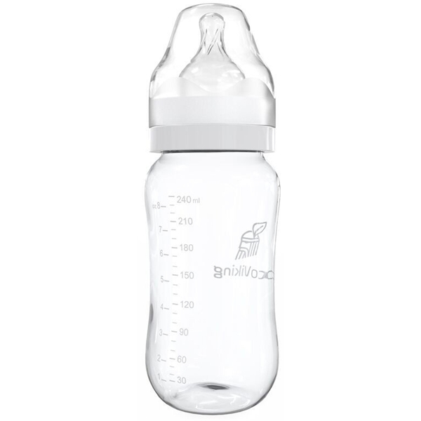 EcoViking Flaske Wide Neck Glas 240 ml