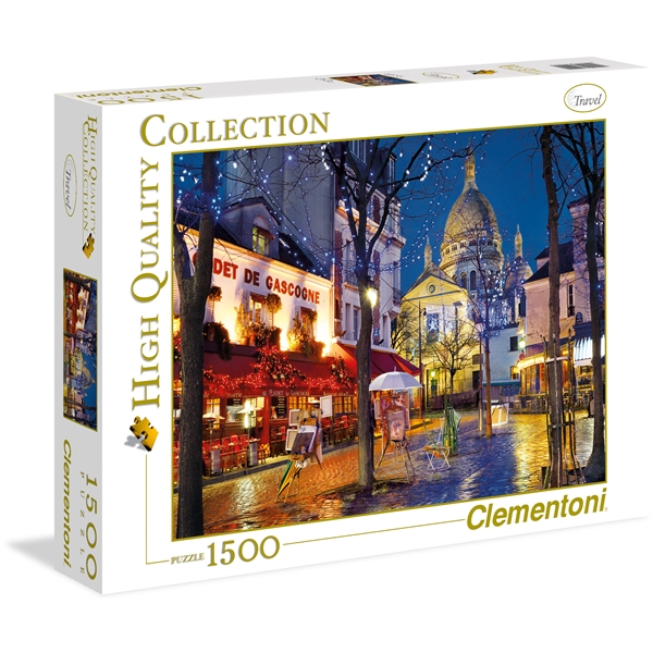 Puslespil 1500 Brikker Paris Montmartre