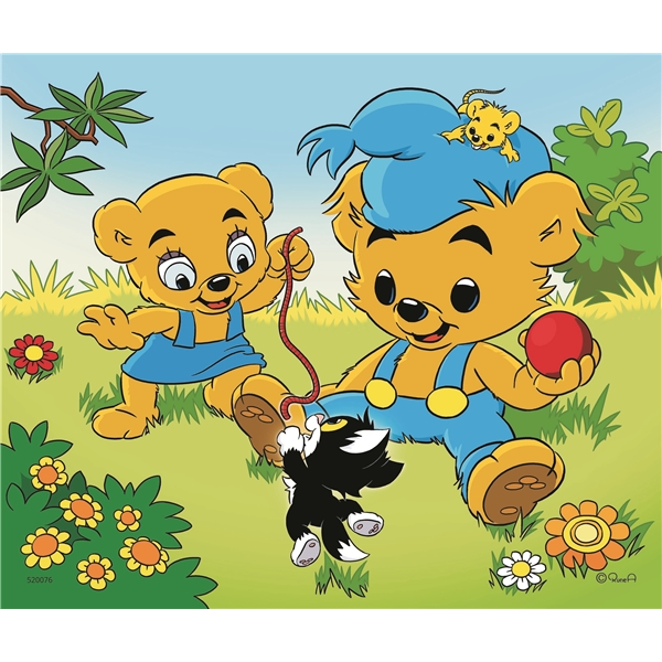 Puslespil i Æske Bamse 6 Brikker (Billede 2 af 2)