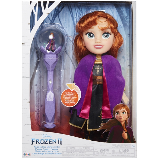 Frozen 2 Toddler Doll Anna + Scepter (Billede 1 af 2)