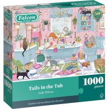 Puslespil 1000 brikker Tails in the Tub