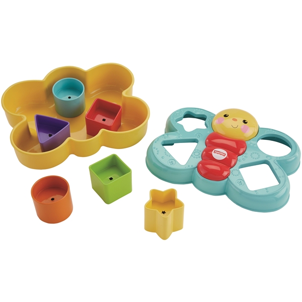 Fisher Price Kasse med Klodser Sommerfugl (Billede 2 af 4)