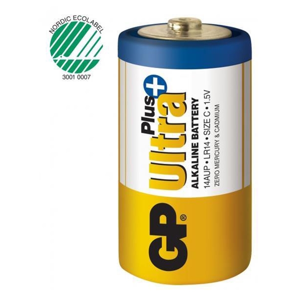GP Batteries Ultra Plus LR14, Pakke med 2 stk. (Billede 2 af 2)