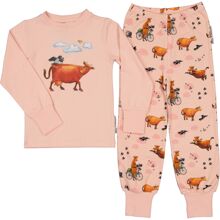 Pyjamas Mamma Mu og Kragen Rosa