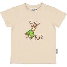 110-116 cl - T-shirt Pettson og Findus Beige