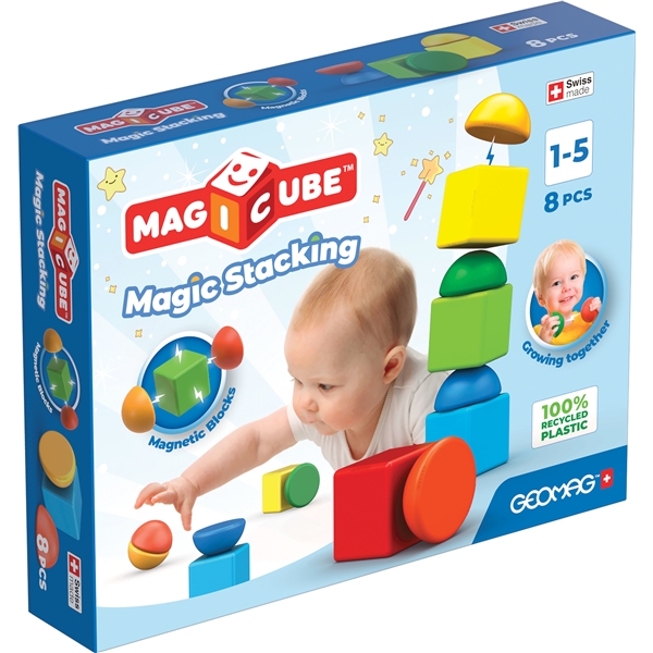 Geomag Magicube Blokke Stabling 8 Dele (Billede 1 af 3)