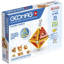 Geomag Classic Panels Genbrugt 35 Dele