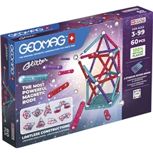Geomag Glitter Genbrugt 60 Dele