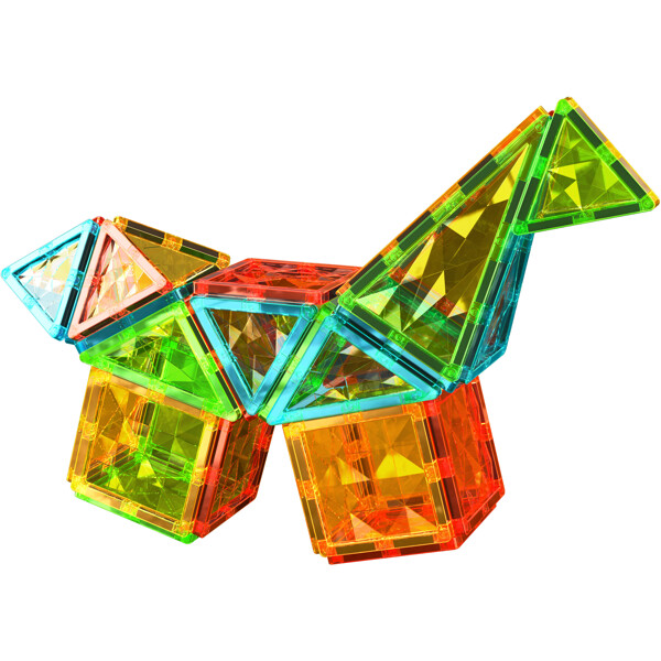 Geomag Magnetiske Fliser Gems 44 Dele (Billede 5 af 6)