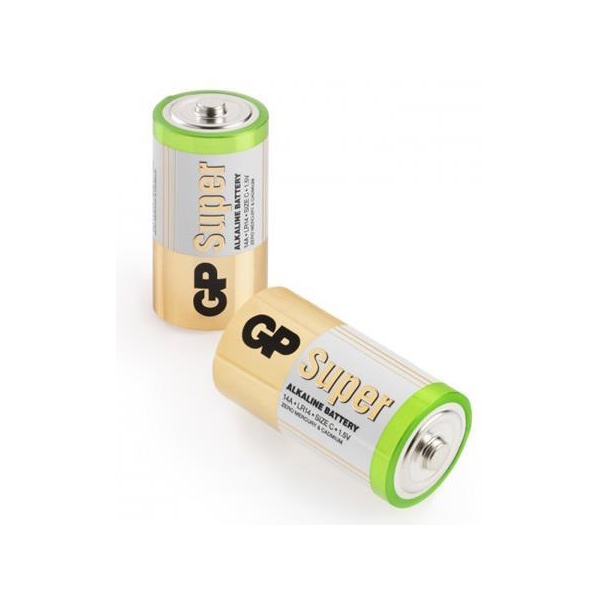 GP Batteries Size C, LR14, 1.5V, Pakke med 2 stk. (Billede 2 af 3)