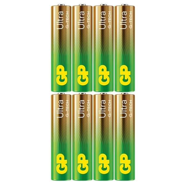 GP Batteries Ultra AAA, Pakke med 8 stk. (Billede 2 af 2)
