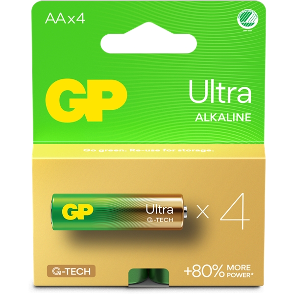 GP Batterier AA, 1,5V, 4-pakke (Billede 1 af 2)