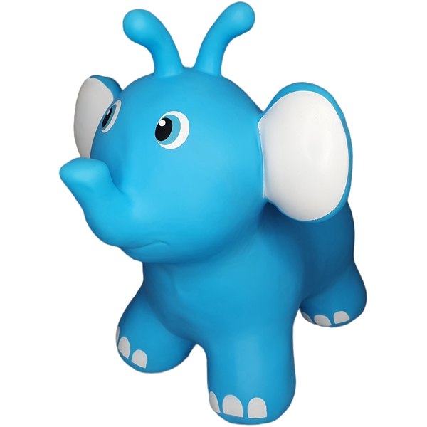 Gerardo Toys Jumpy Elefant Blå (Billede 1 af 2)