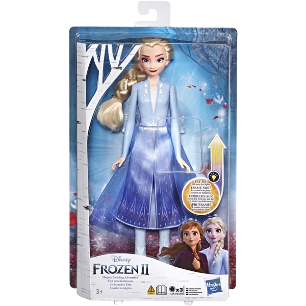 Disney Frozen 2 Light Up Fashion Doll Elsa (Billede 1 af 4)