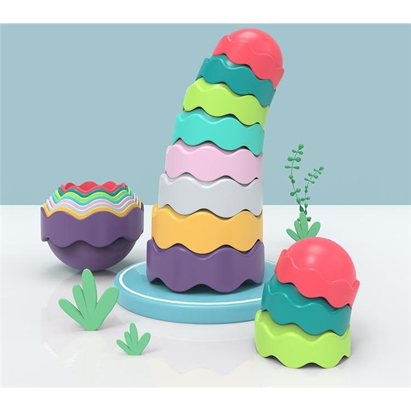 Happy Baby Bath Stacking Tower (Billede 5 af 5)