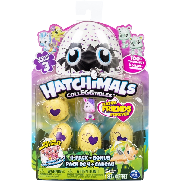 Hatchimals Colleggtibles Pakke - 4 stk. Bonus S3