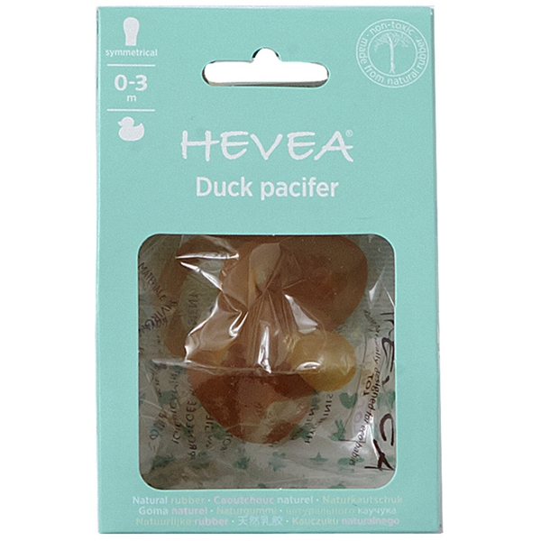 Hevea Sut Duck 0-3 mdr. Pakke med 2 stk. (Billede 3 af 3)