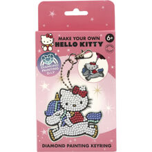Hello Kitty Diamantmaling med Nøglering