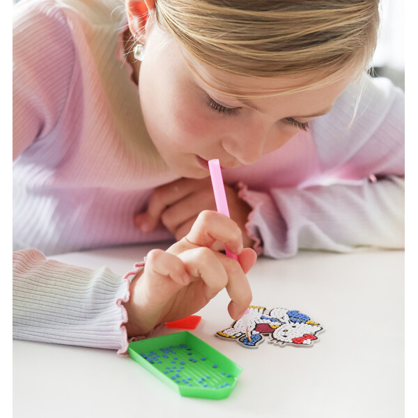 Hello Kitty Diamantmaling med Nøglering (Billede 2 af 3)