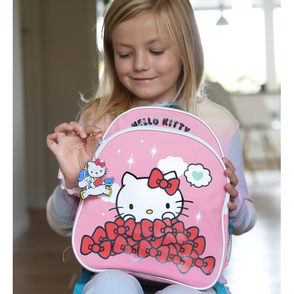 Hello Kitty Diamantmaling med Nøglering (Billede 3 af 3)