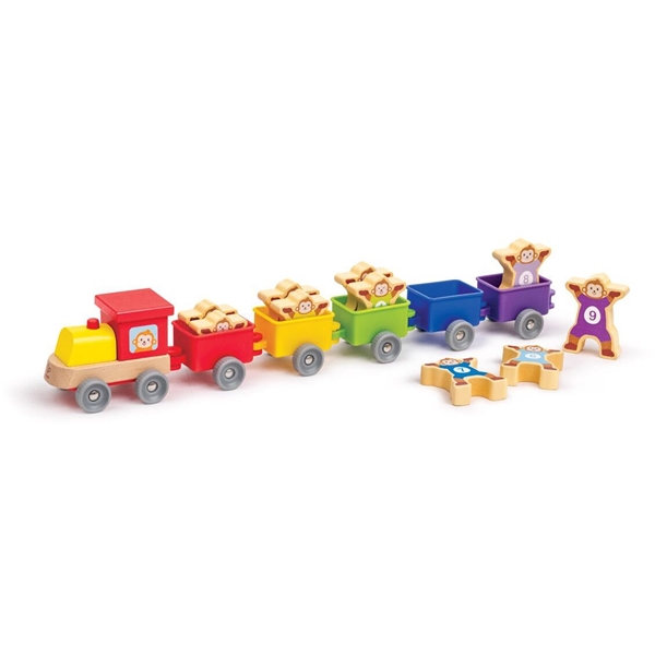 Hape Monkey Number Train (Billede 1 af 5)