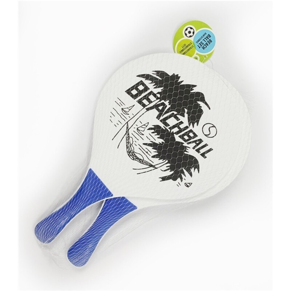 Happy Summer Strandtennisset i Træ (Billede 2 af 2)