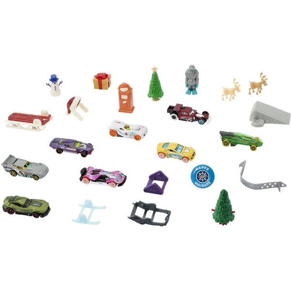 Hot Wheels Basics Julekalender 2024 (Billede 3 af 4)