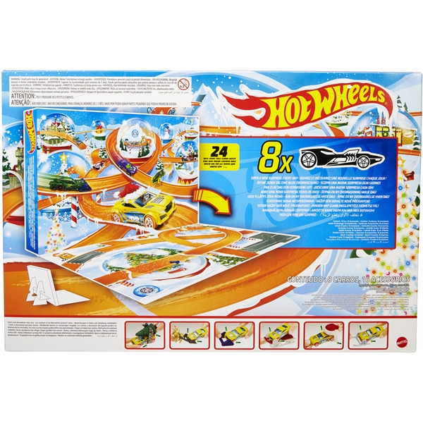Hot Wheels Basics Julekalender 2024 (Billede 4 af 4)