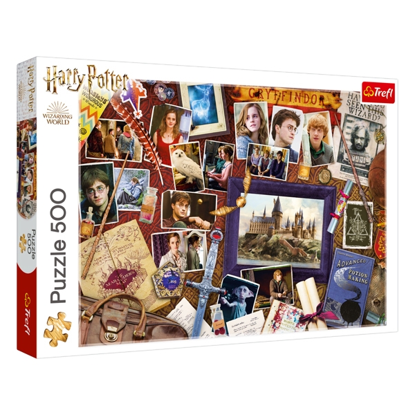 Puslespil 500 Brikker Harry Potter & Friends