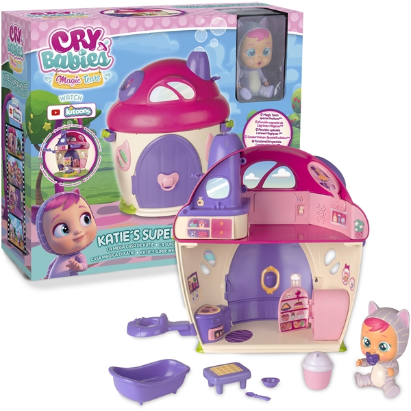 Cry Babies Magic Tears Katie's Super House Playset (Billede 2 af 5)