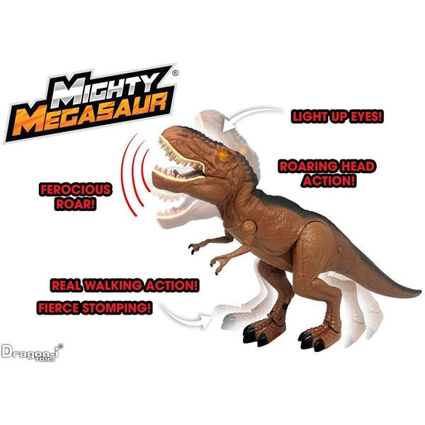Dragon-I Mighty Megasaur 30 cm Walking T Rex (Billede 2 af 3)