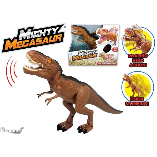 Dragon-I Mighty Megasaur 30 cm Walking T Rex (Billede 3 af 3)