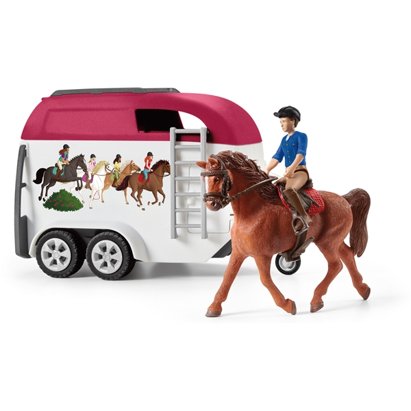 Schleich 42535 Horse Adventures Car & Trailer (Billede 3 af 9)