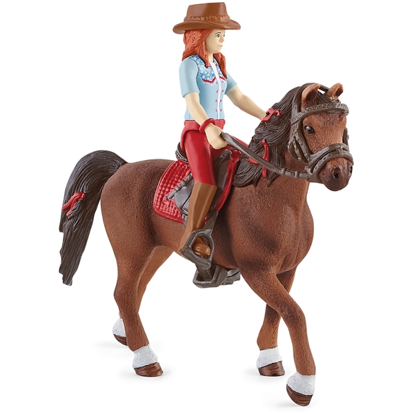 Schleich 42539 Horse Club Hannah & Cayenne (Billede 1 af 4)