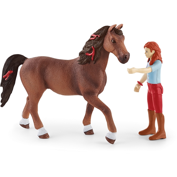 Schleich 42539 Horse Club Hannah & Cayenne (Billede 2 af 4)