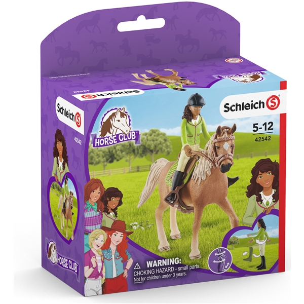 Schleich 42542 Horse Club Sarah & Mystery (Billede 4 af 4)