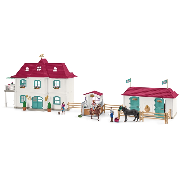 Schleich 42551 Lakeside Country House and Stable (Billede 2 af 8)