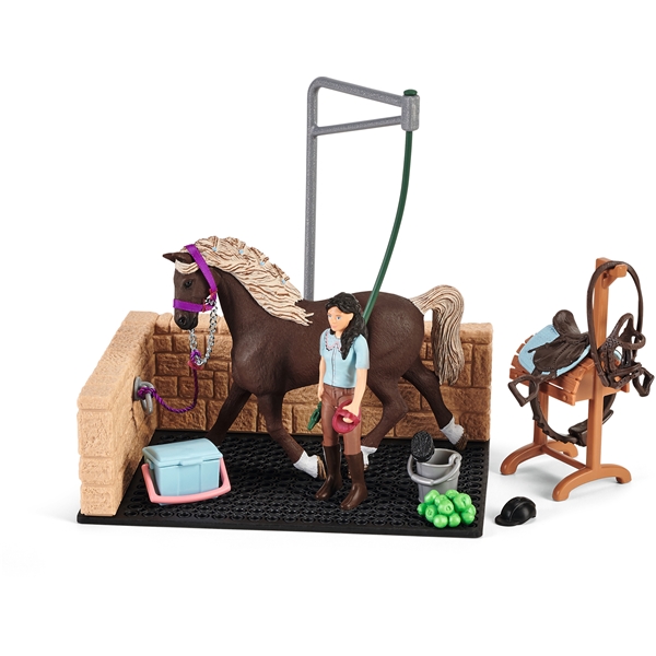 Schleich 42438 Washing Area Emily & Luna (Billede 1 af 3)