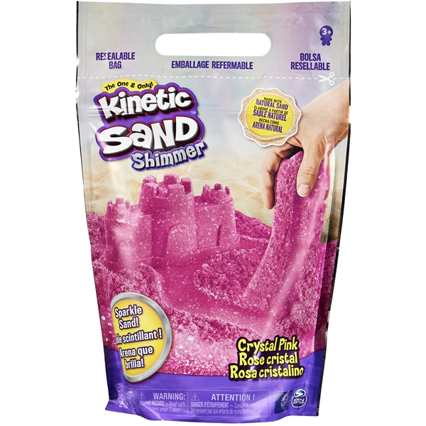 Kinetisk Sand Glittersand Pink (Billede 1 af 2)