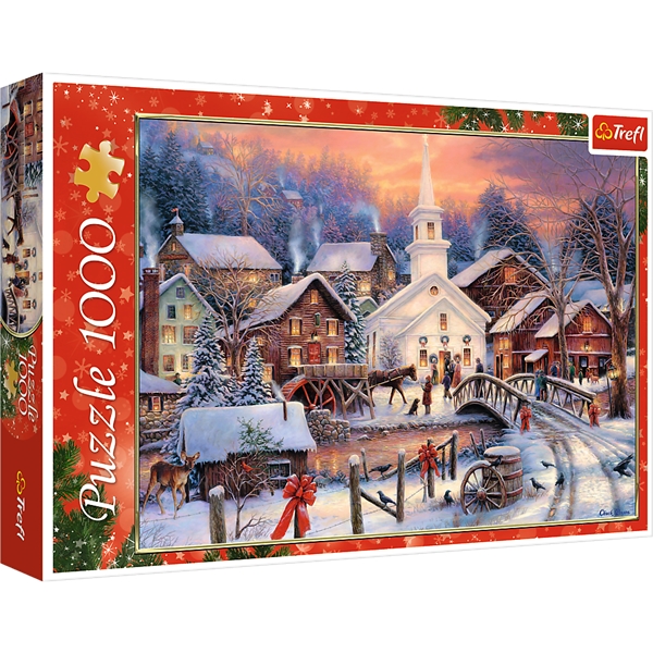 Puslespil 1000 Brikker White Christmas 2