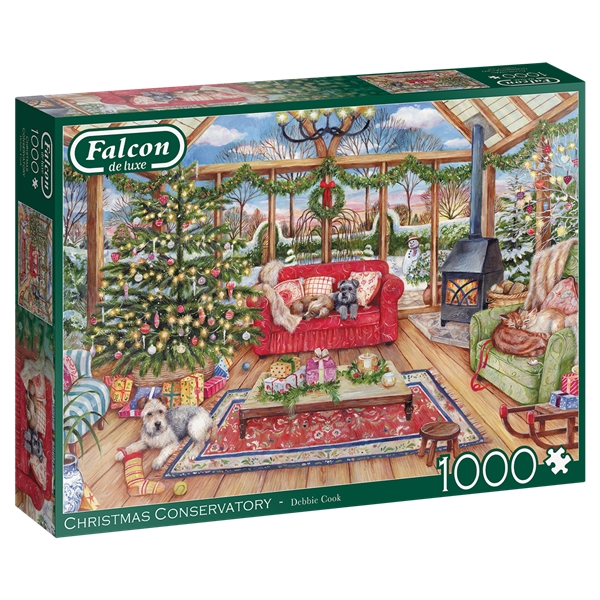 Puslespil 1000 Brikker Christmas Conservatory