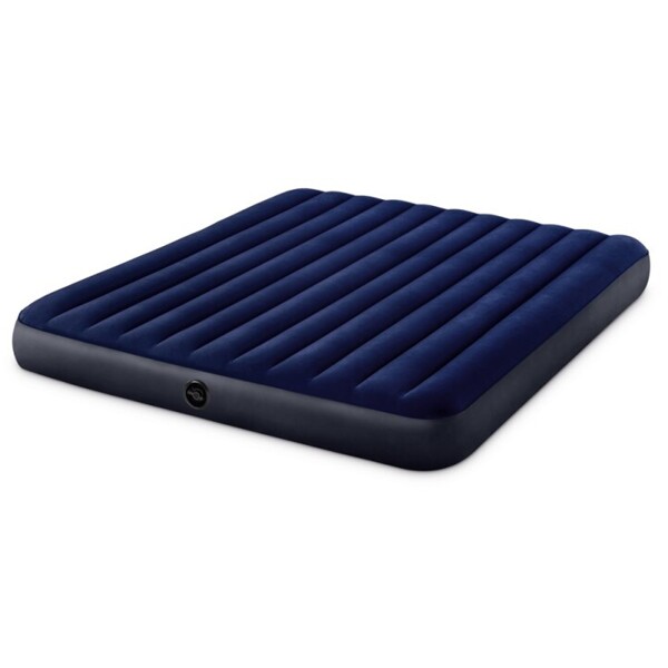 Intex Klassisk Downy Luftmadras 183x203x25 cm (Billede 1 af 4)