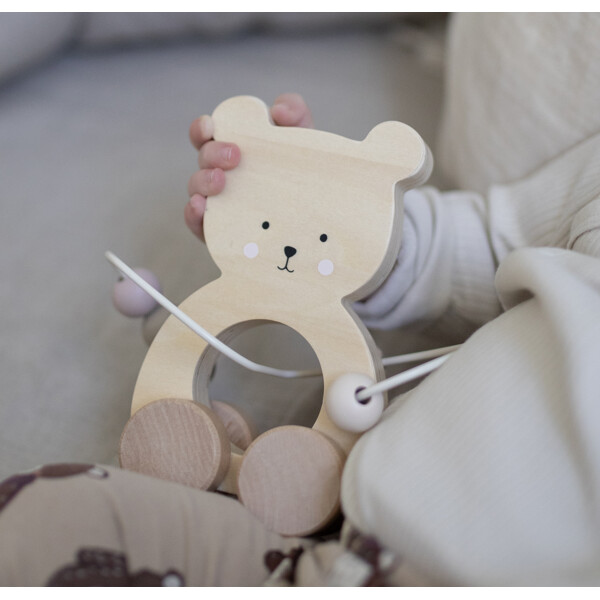 JaBaDaBaDo Rulledyr Teddy med Kugleramme (Billede 2 af 2)