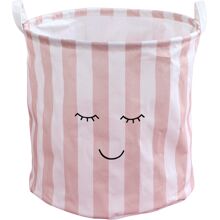 Jabadabado opbevaringskurv Rosa/hvid
