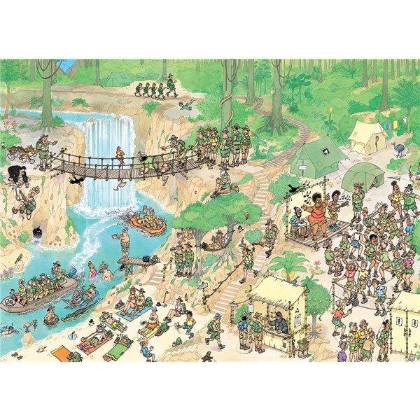 Puslespil 1000 brikker - Jungle Tour (Billede 2 af 2)