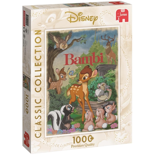 Puslespil 1000 Brikker Disney Bambi