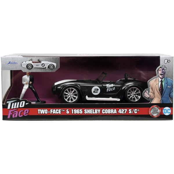 DC Comics Two Face med 1965 Shelby Cobra 427 (Billede 5 af 5)