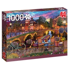 Puslespil 1000 Brikker Amsterdam Canals
