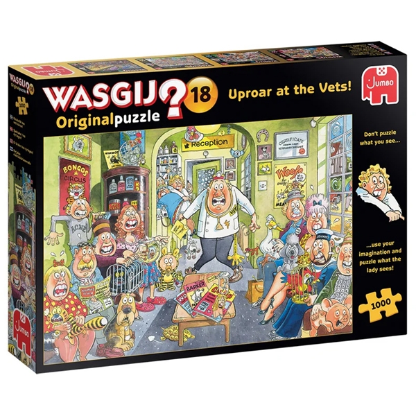 Wasgij Original 18 Oprør hos dyrlægen! (Billede 1 af 2)